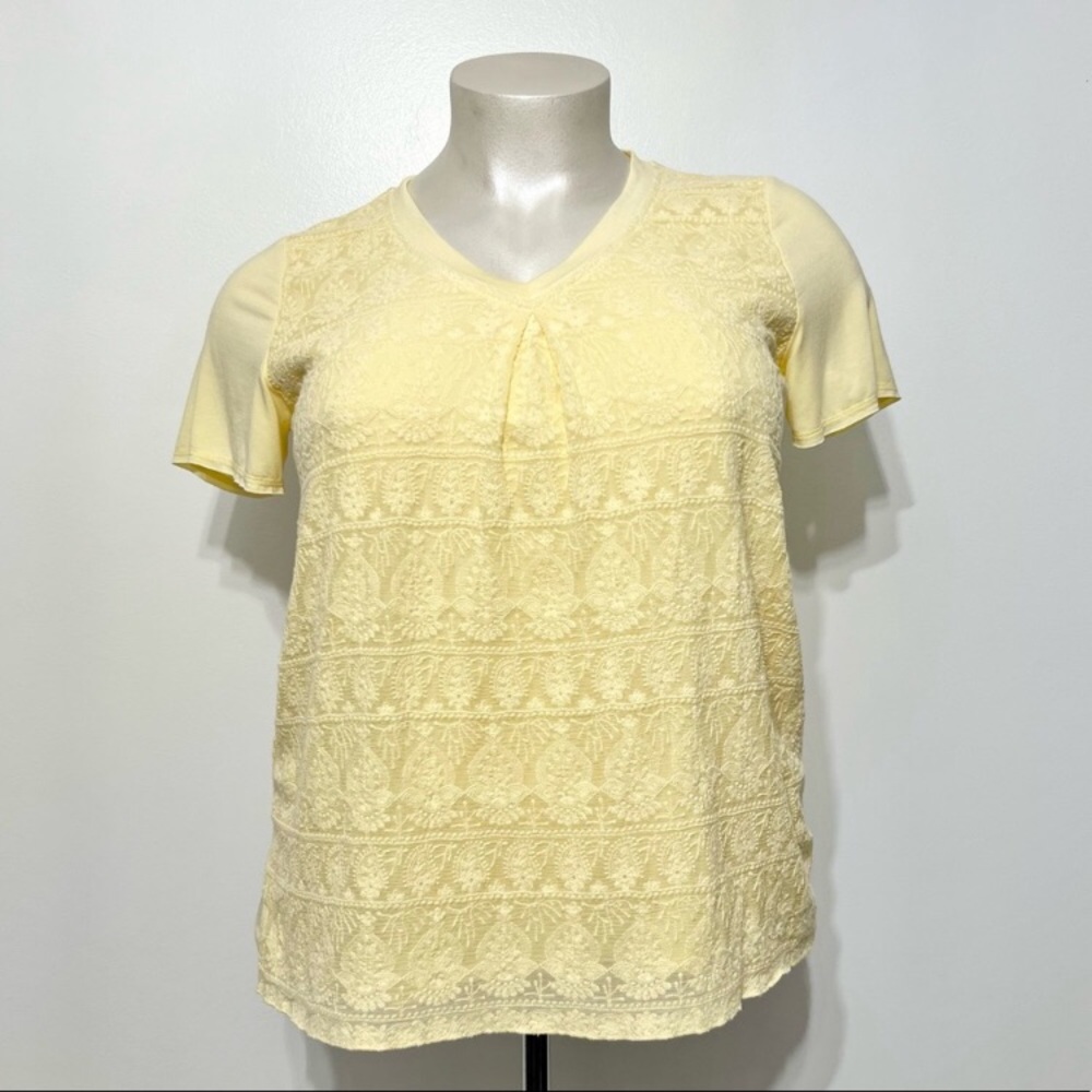 Sundance Embroidered Silk Tee